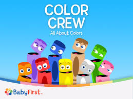Color Crew crayons from Toddler Cartoon that teaches all about colors